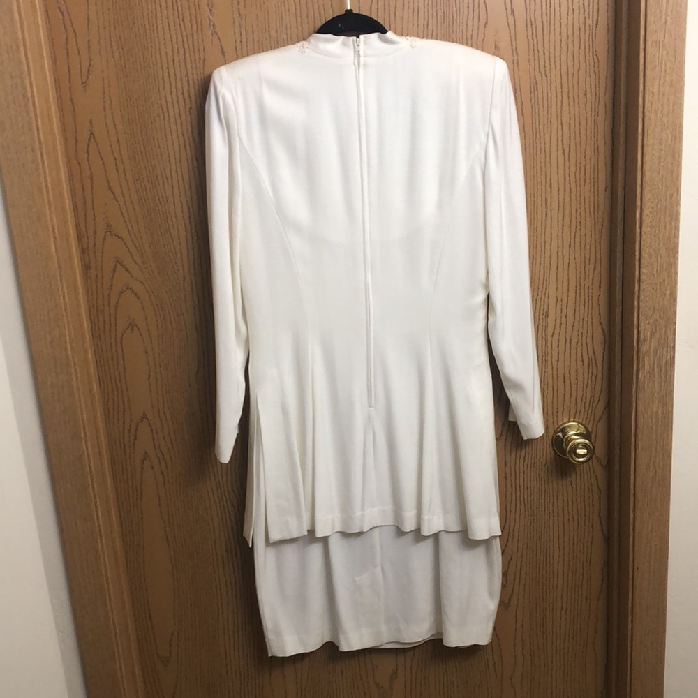 Danny and Nicole Rare Vintage suit dress with brocade - Picture 3 of 11